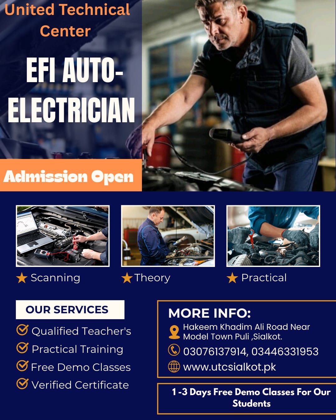 What is the Best Auto Electrician Course in Sialkot?